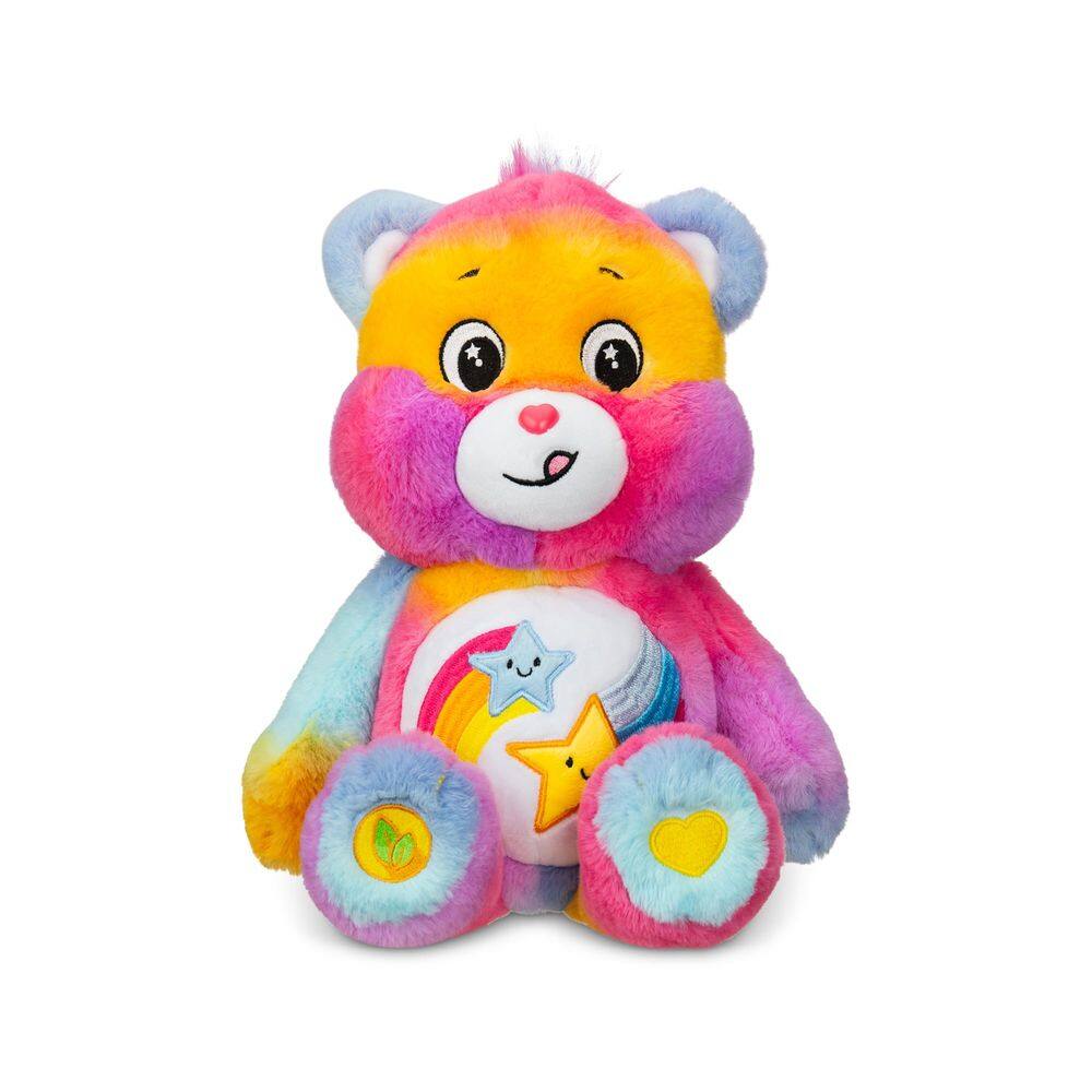 Plush Toy Care Bears Dare to Tie Dye para crianças de 4 anos ou mais