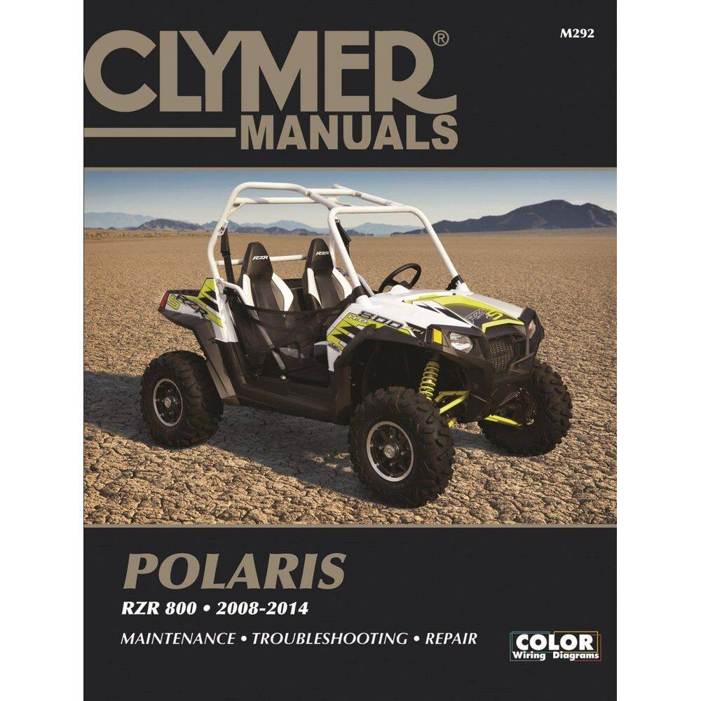 Livro Clymer Polaris RZR 800 2008-2014 Manutenção e Reparação