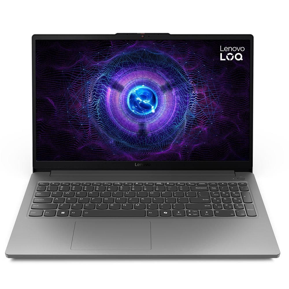Notebook Gamer Lenovo Loq Essential, Intel Core i5-12450HX, 16GB/512GB SSD, RTX3050, Win11, Tela 15,6" - 83ME0007BR