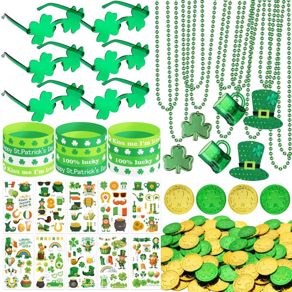 Conjunto de acessórios DMIGHT St. Patrick`s Day, 163 peças de lembrancinhas