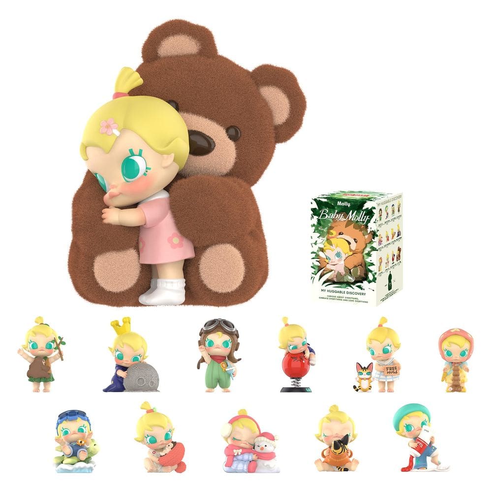 Figuras de ação POP MART Baby Molly My Huggable Discovery