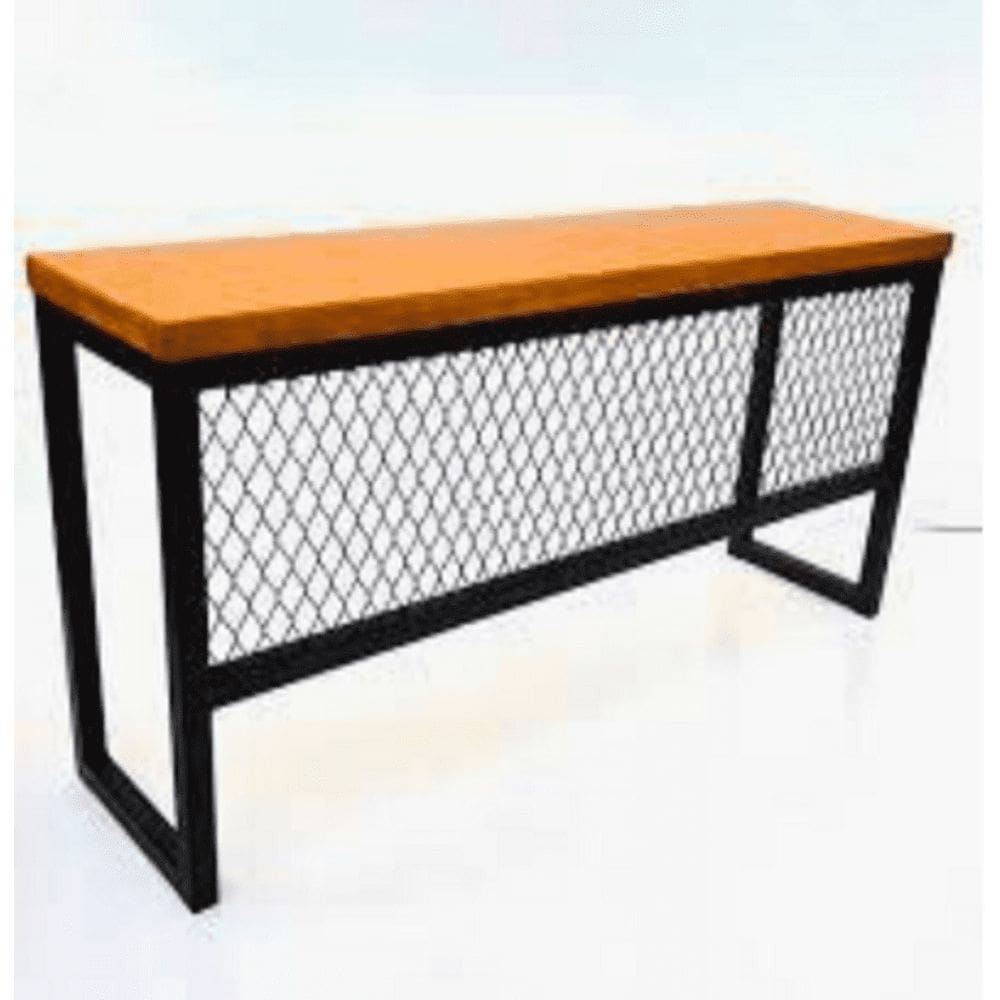 Aparador Com Grade Estilo Industrial Aço/Mdf Mobbili Ap-04