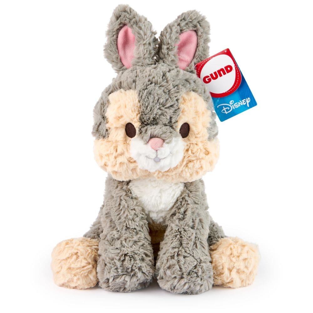 Brinquedo de pelúcia GUND Disney Thumper Bunny Rabbit 25 cm cinza