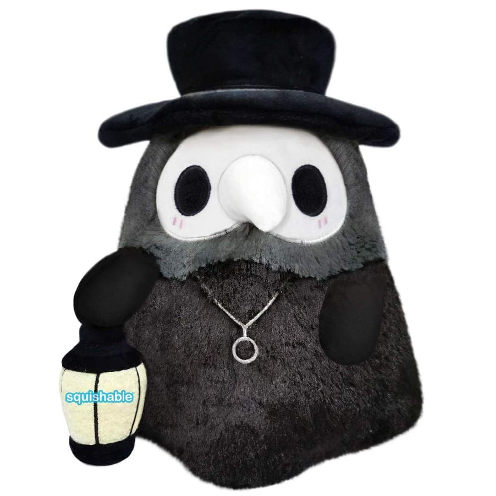Mini Plague Doctor 7 de pelúcia que brilha no escuro