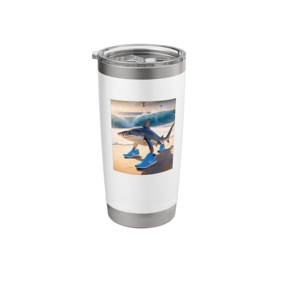 Copo Tralalero Tralala Funny Gen Alpha Shark Meme isolado em aço inoxidável