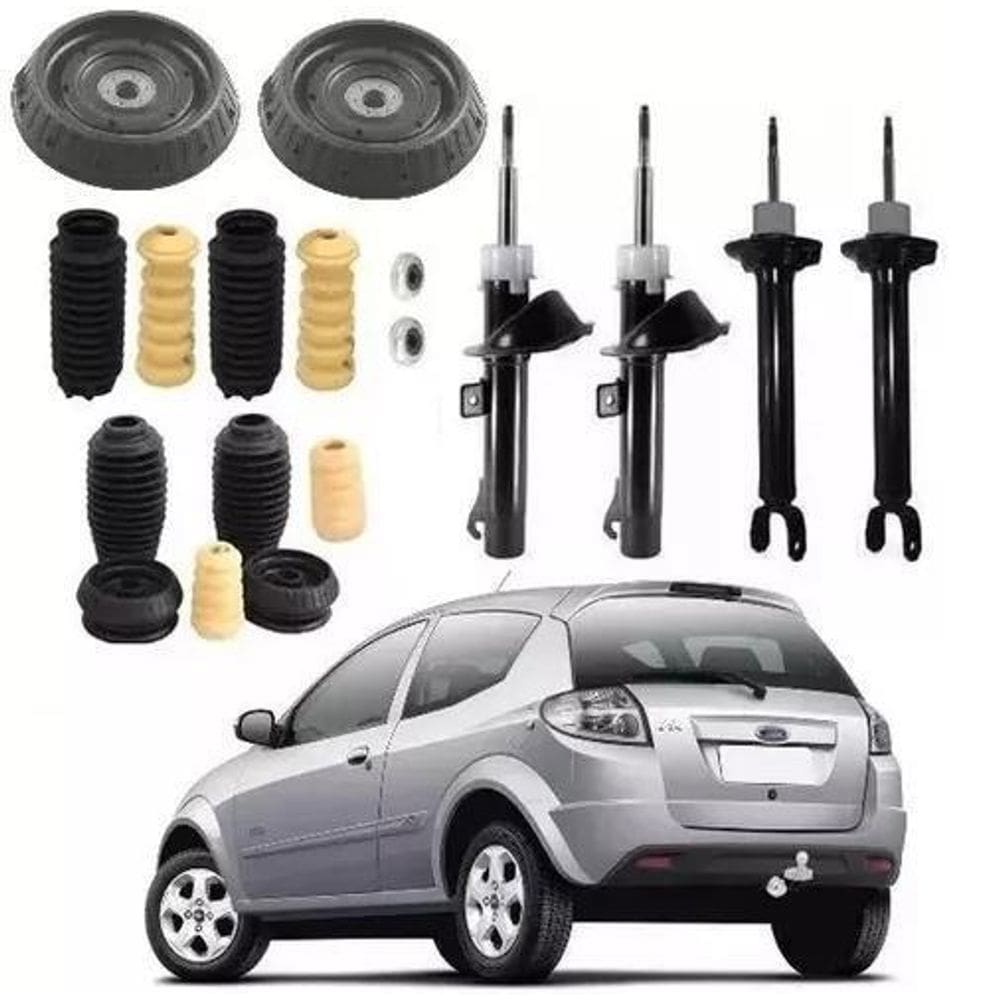4 Amortecedo+4 Kit Suspensão Ford Ka 2007/10