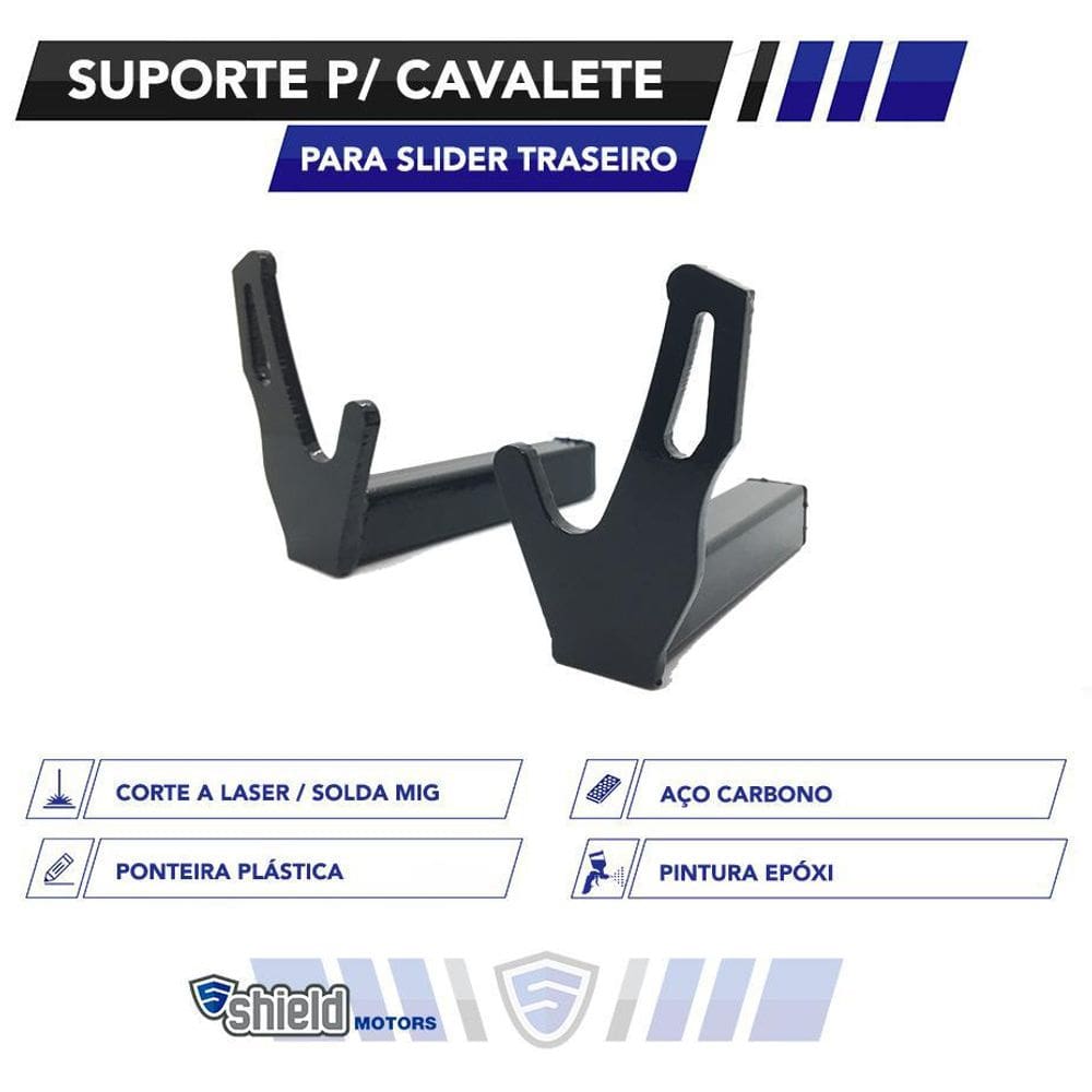 Base Suporte Para Cavalete Traseiro Para Motos Com Slider