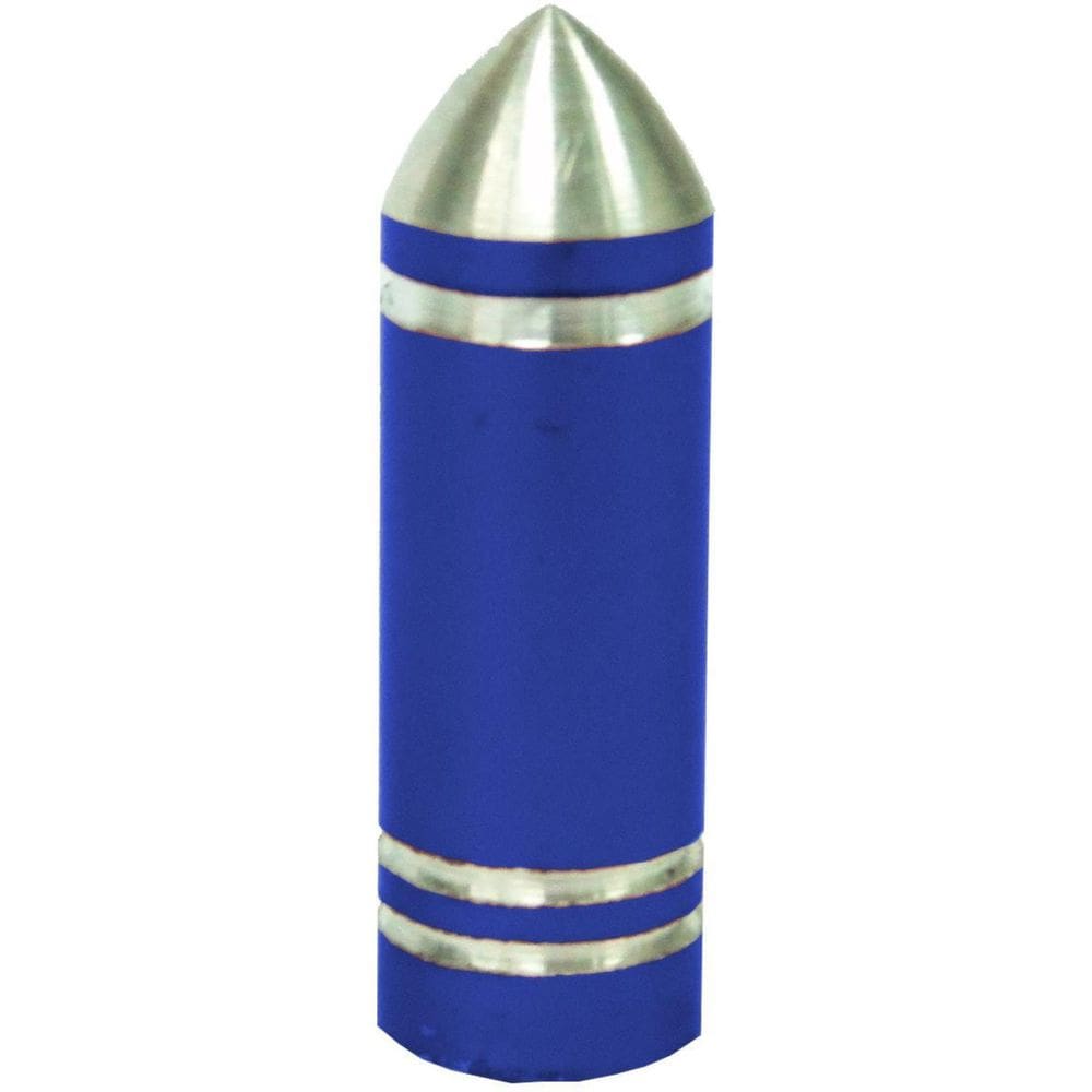 Tampa Valvula Al. Azul Longa 32Mm