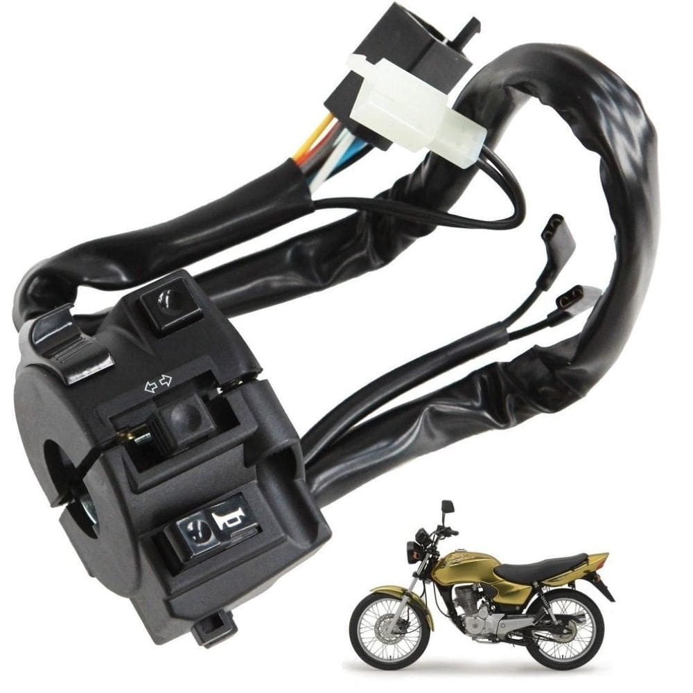 Chave De Luz Lado Esquerdo Titan 125 Es De 2000 Ate 2004