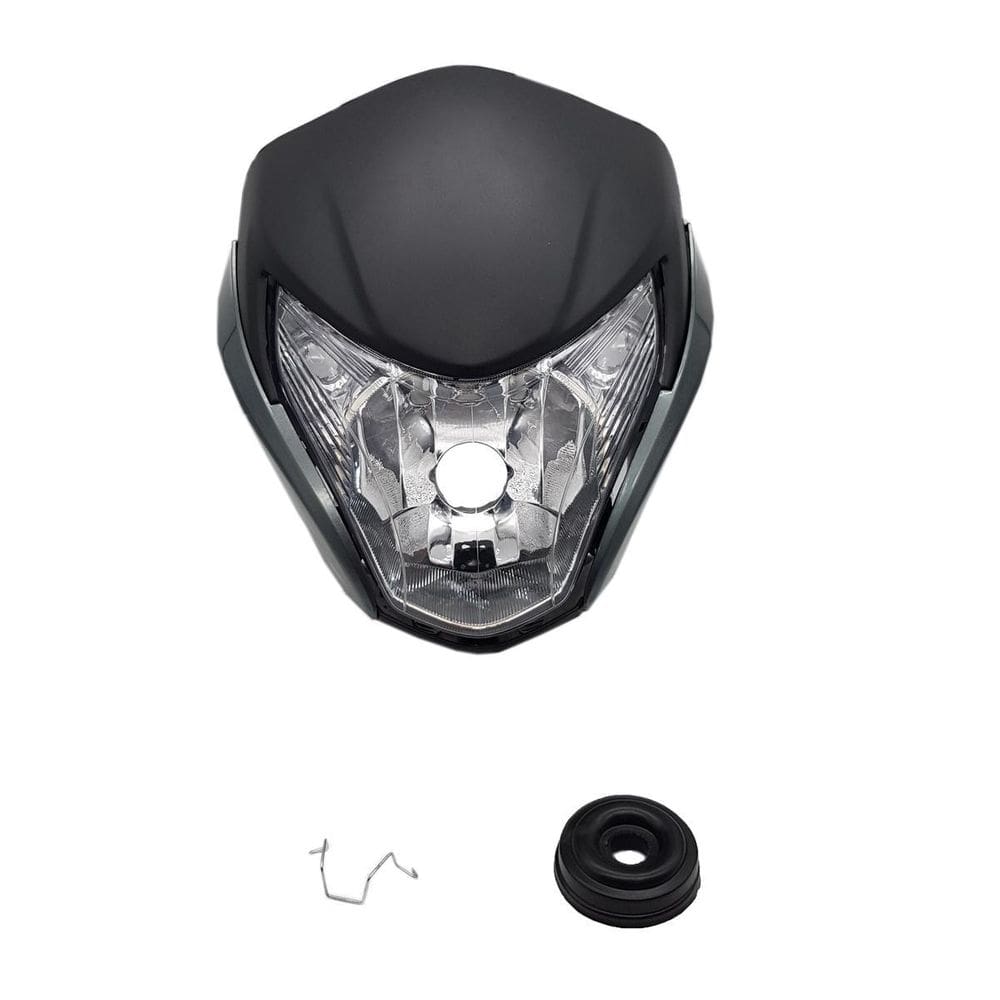 Kit Carenagem Cinza E Farol Titan 150 Flex 2011