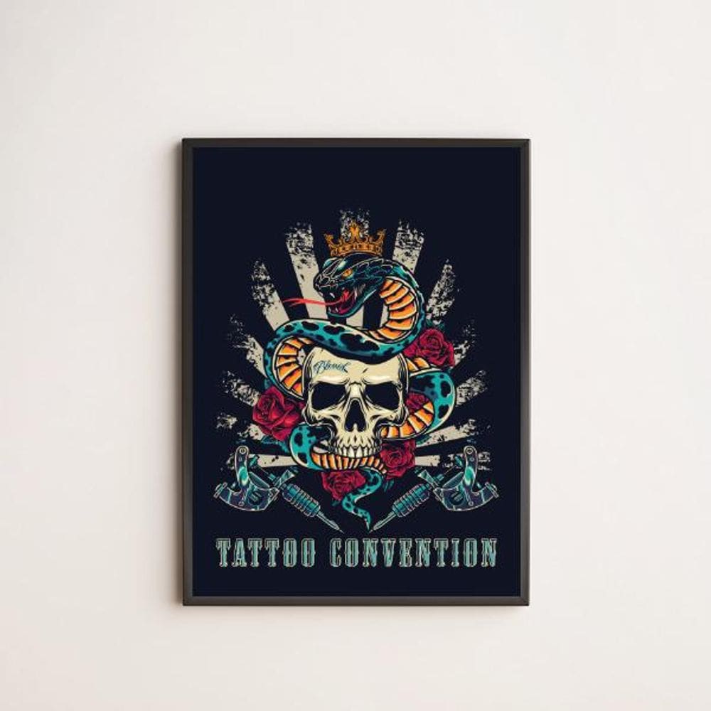 Quadro Decorativo Tatoo Convention 24X18Cm