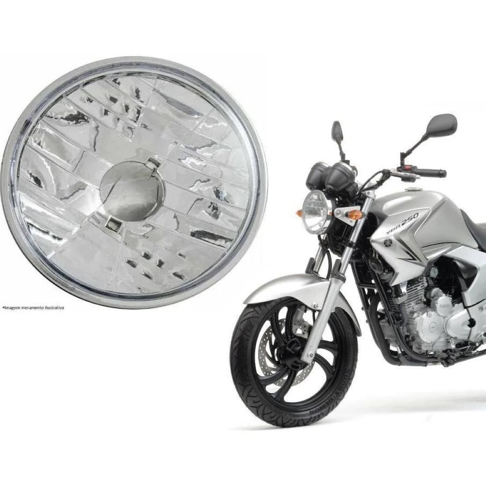 Bloco Optico Farol Ybr 125 Ys Fazer 250 De 2005 Ate 2009