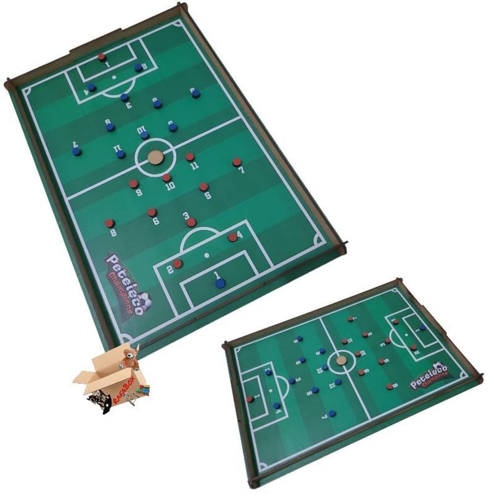 Brinquedo Pedagógico Educativo Em Madeira Dedobol / Futebol