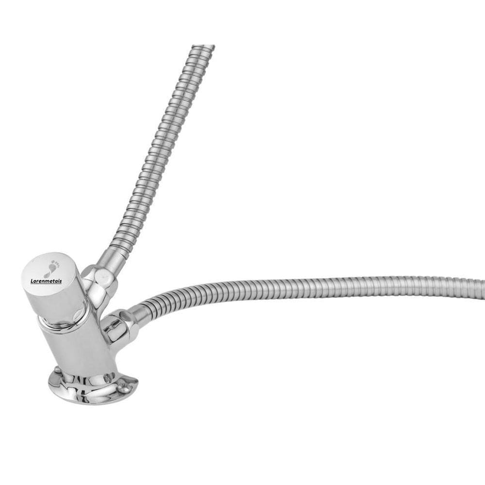 Acionador Pedal Mecânico Metal Para Torneira+Engate