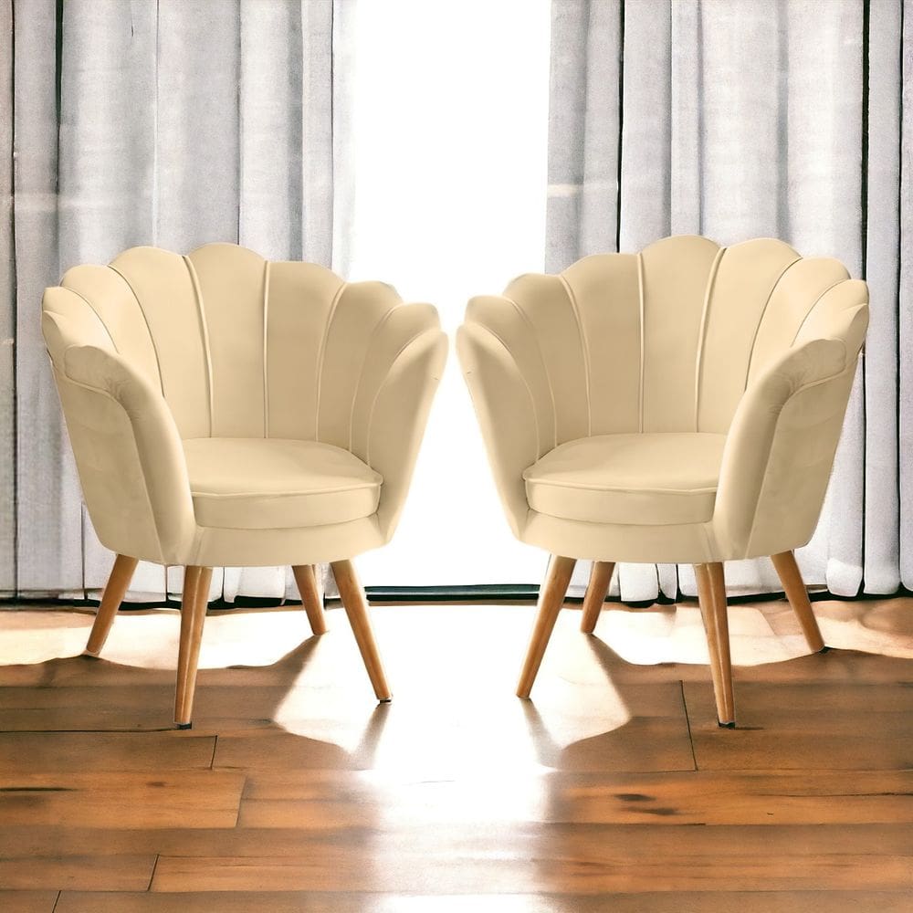 Kit 2 Poltrona Pétala Para Sala Quarto Escritório Decoração