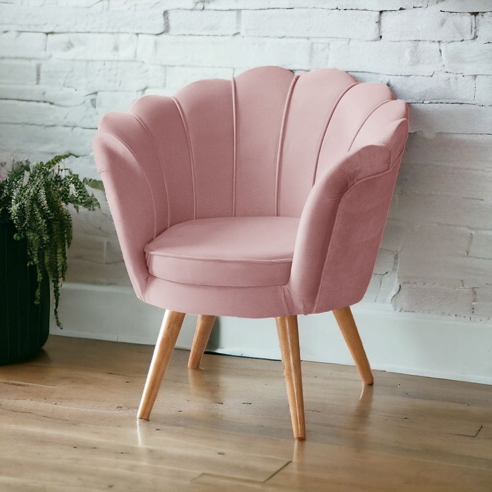 Poltrona Pétala Para Sala Quarto Escritório Flor Decoração