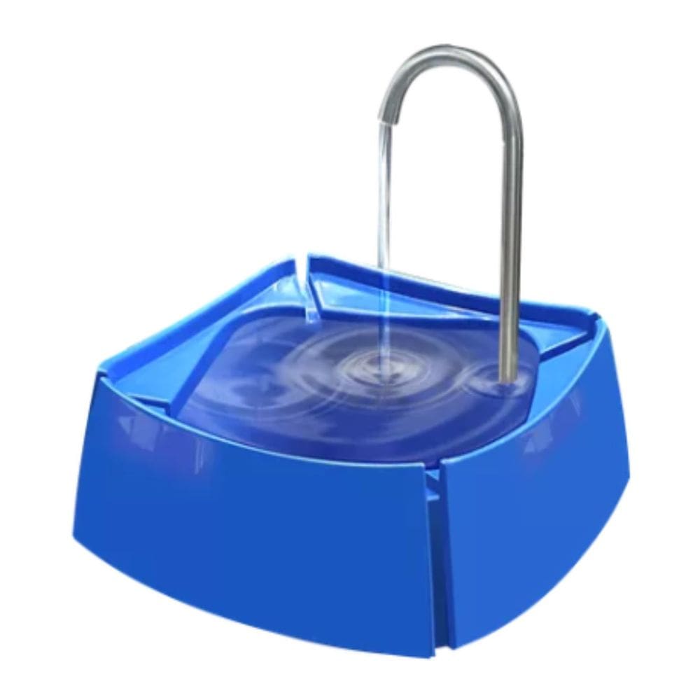 Bebedouro Fonte 1Litro Cães Gatos Little MecPet Pequena Azul