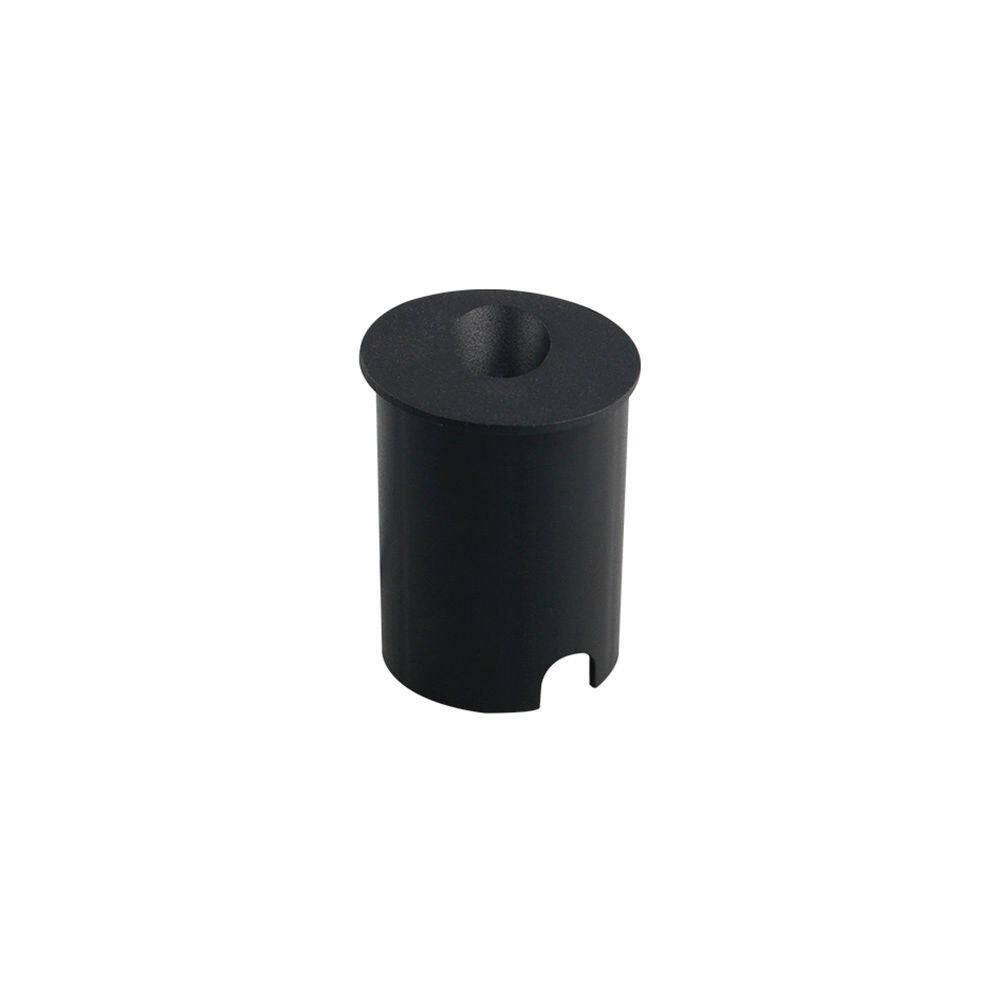 Balizador Astraled Australe Redondo De Embutir Led 2w Bivolt Preto 3000k Luz Amarela Bl-6711