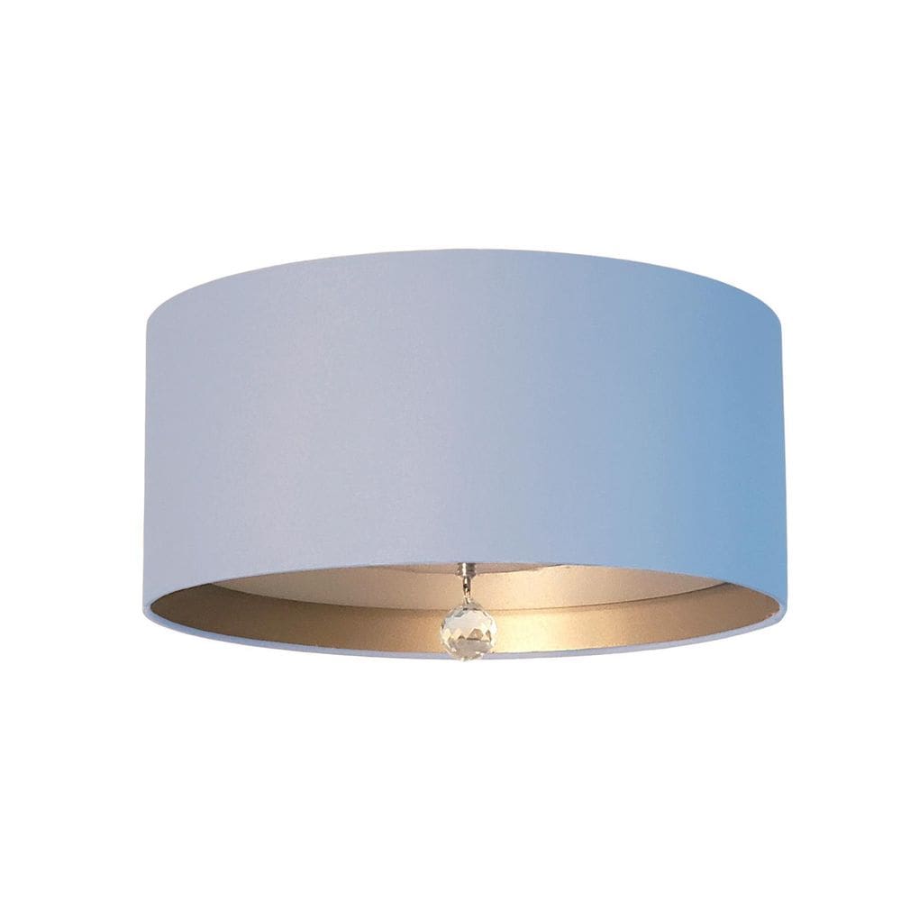 Luminária De Teto Plafon Interna Bronze 30X15Cm