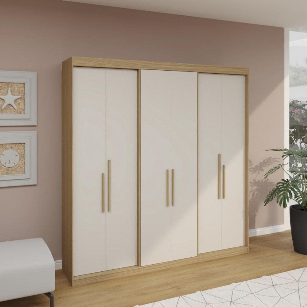 Paxman Lベルフレア銀メッキ イエローブラス Guarda Roupa Casal Flex 6 Portas PH1804 | Extra