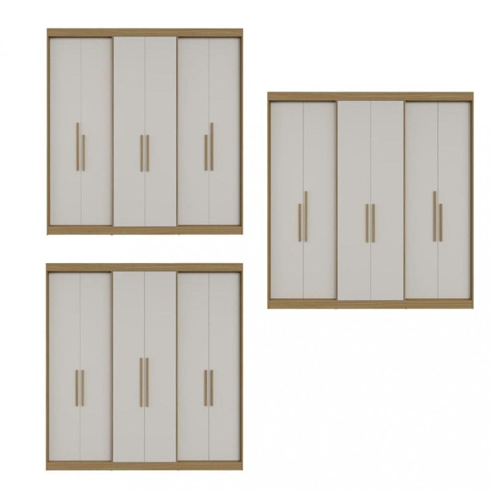 Paxman Lベルフレア銀メッキ イエローブラス Guarda Roupa Casal Flex 6 Portas PH1804 | Extra