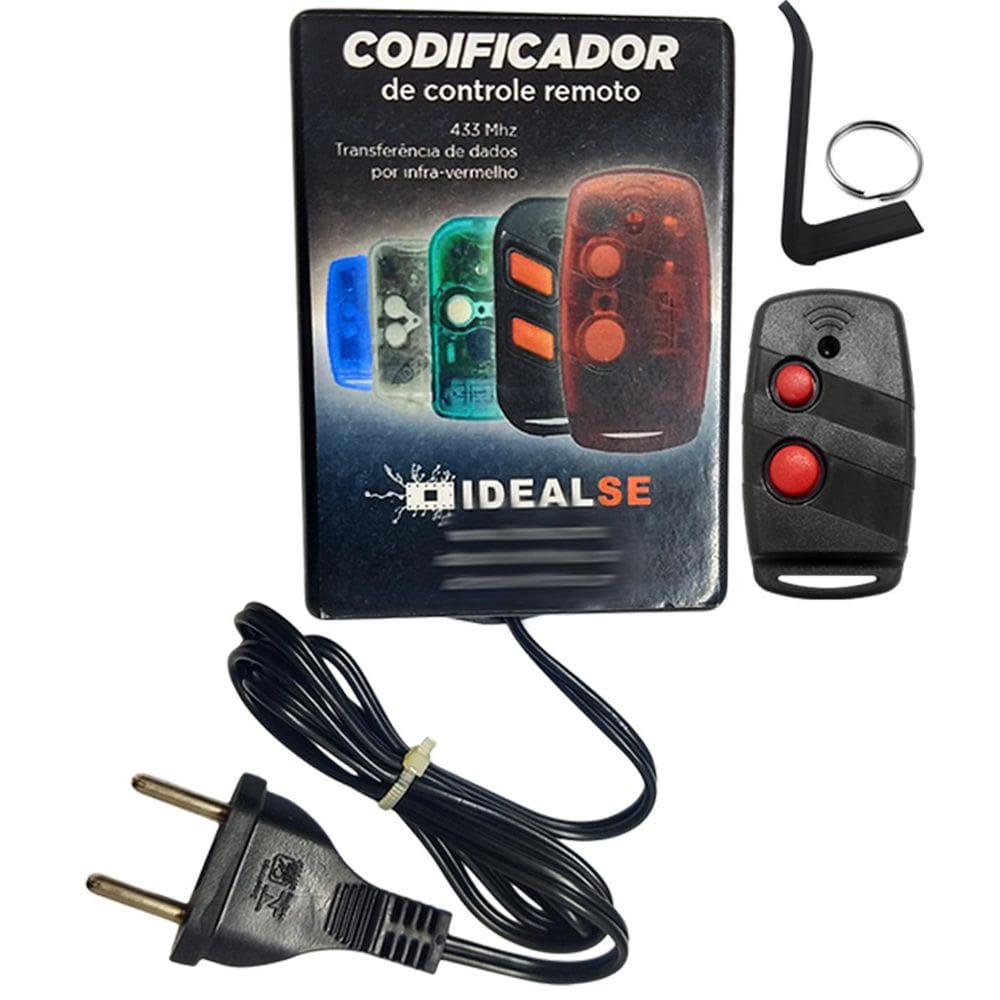 Kit Codificador Idealse Bivolt + 10 Controles Regravável