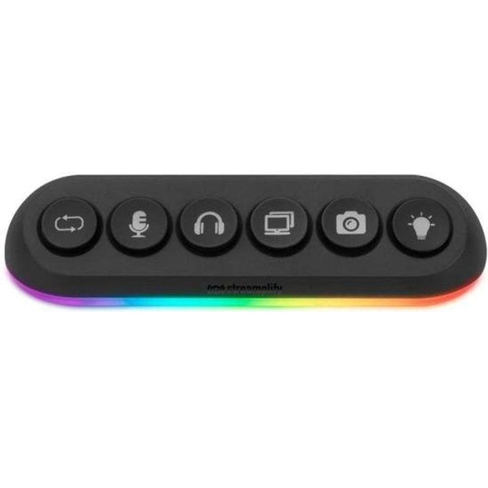 Hub Usb 5 Portas Streamplify Deck 5 Preto Rgb