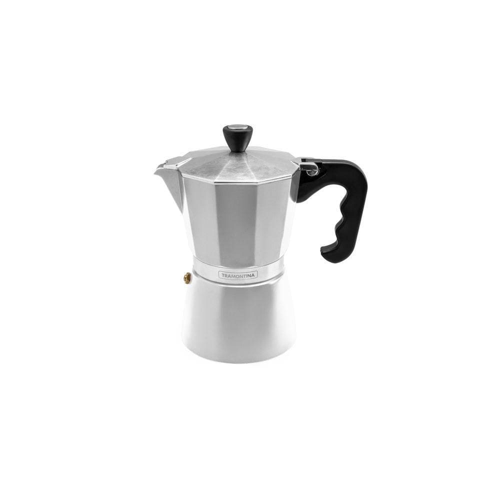 Cafeteira Expresso Italiana Tramontina Em Alumínio Com Cabo Em Nylon 320 Ml