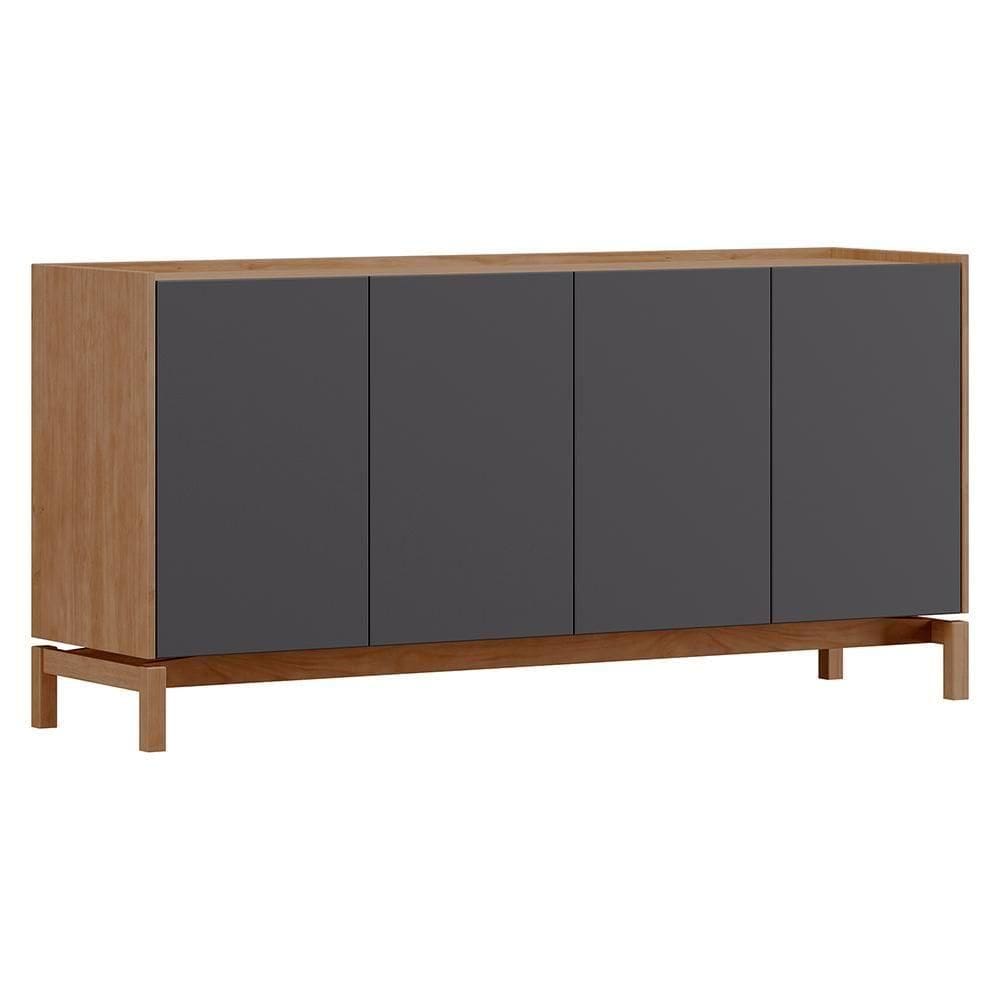 Balcao Buffet 4 Portas 1 Gaveta 165 Cm 2155 Tauari Concret Milani Store