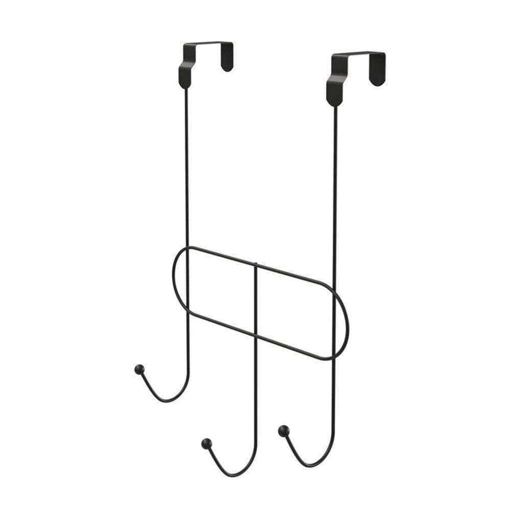 Cabide Multiuso De Porta 3 Ganchos - Stolf Preto