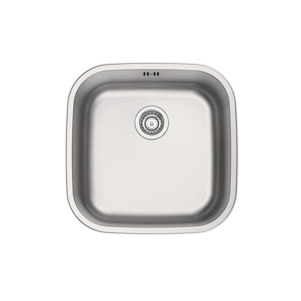 Cuba De Embutir Ou Sobrepor Tramontina Aria Maxi 40 Bs Em Aço Inox Acetinado 40x40 Cm