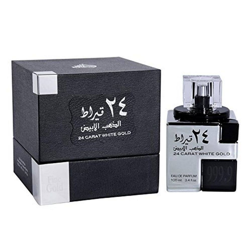 Perfume Lattafa Perfumes 24 quilates Eau de Parfum 100ml em ouro branco