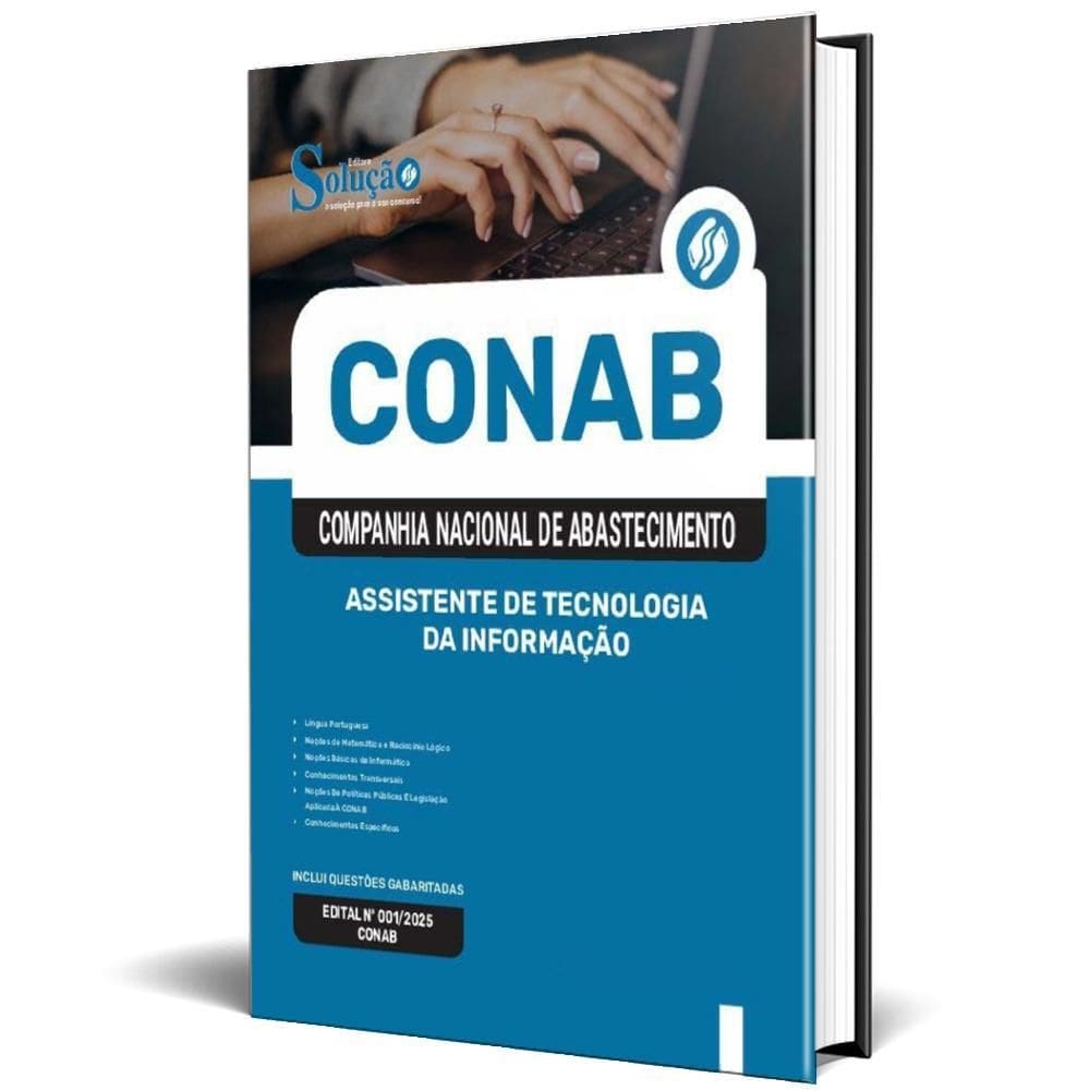 Apostila Conab 2025 - Assistente De Tecnologia Da Informação