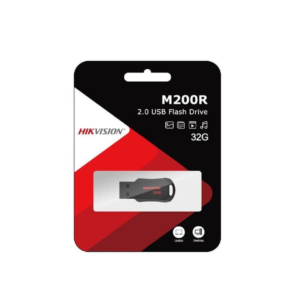 Pen Drive Hikvision M200R 32GB, USB 2.0, Preto