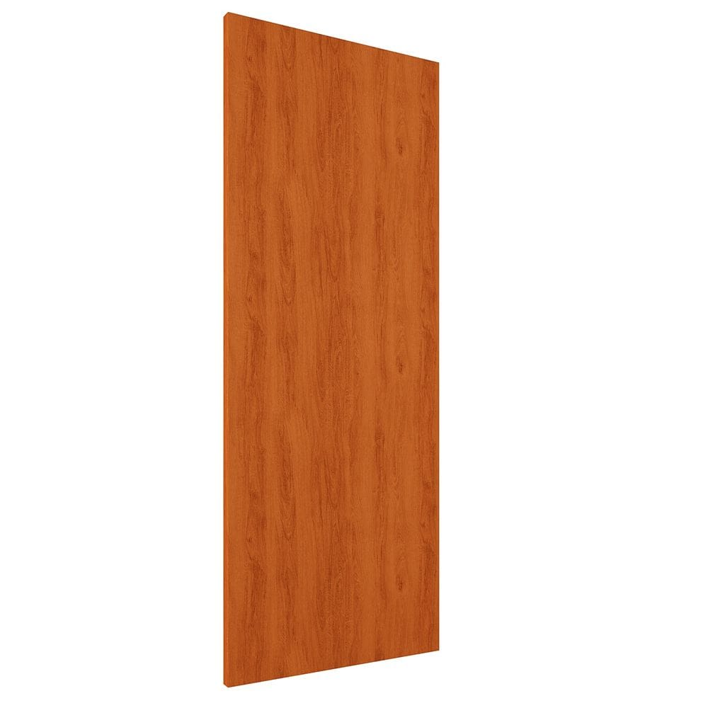 Porta De Madeira Bater Lisa U.V Rubi 210cmx70cm - Mogno
