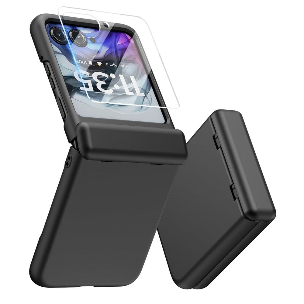 Capa de telefone MAKAVO para Motorola Razr 2024 com protetor de tela