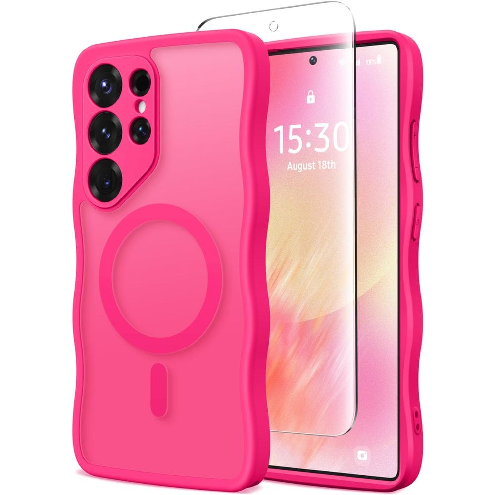Capa de telefone CAPRARO para Samsung Galaxy S25 Ultra Hot Pink