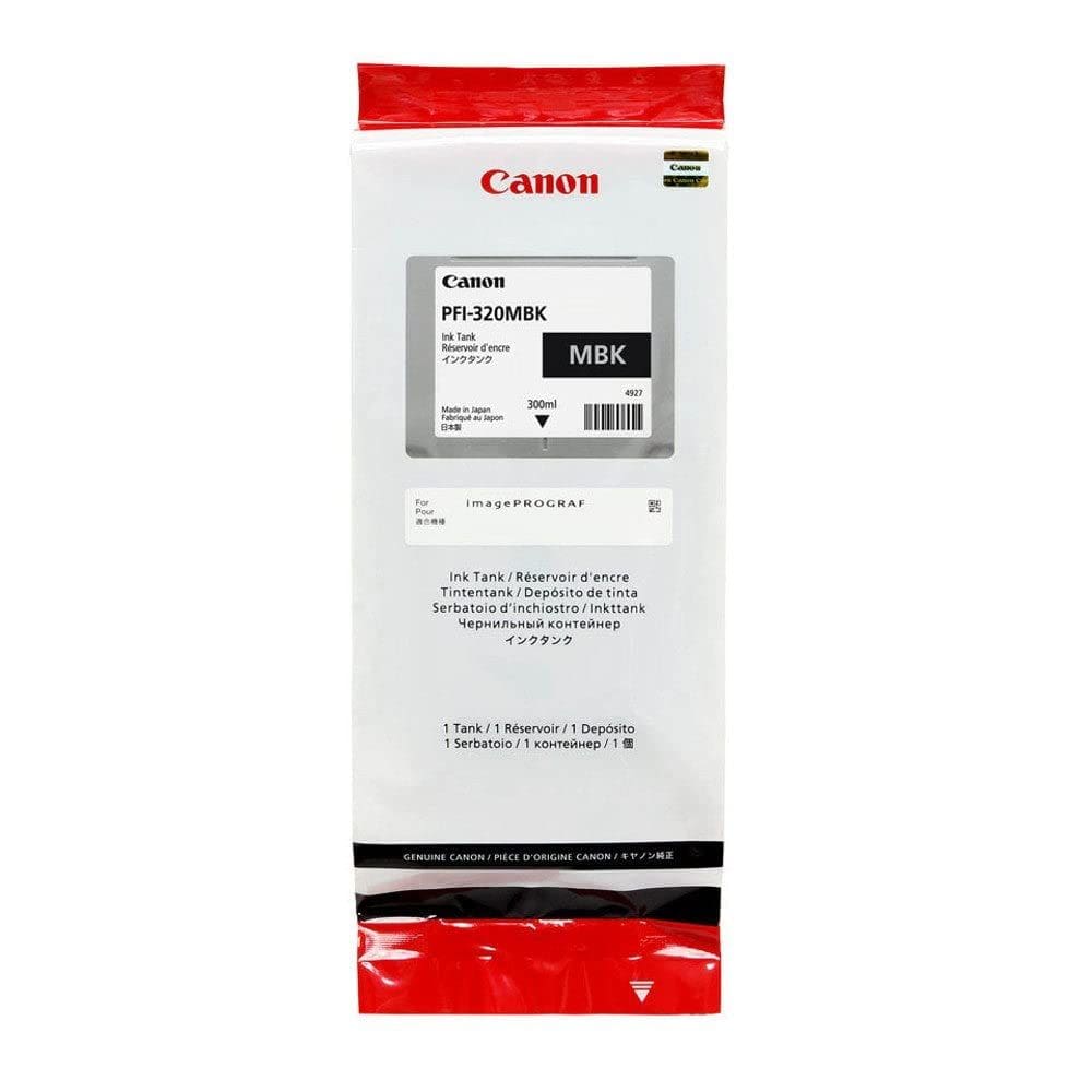 Cartucho de tinta Canon PFI-320MBK preto fosco 300mL de alto rendimento