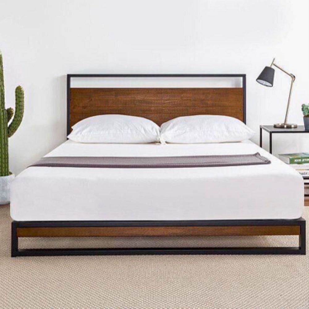 Cabeceira De Cama Queen Aço/Mdf Estilo Industrial Mobbili Cb-04