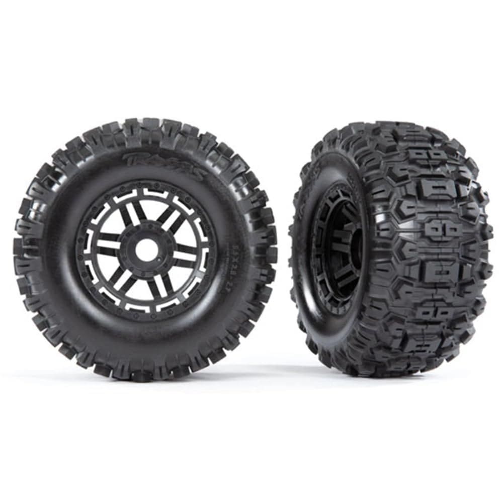 Pneus e rodas Traxxas Sledgehammer para carro RC TRA8973