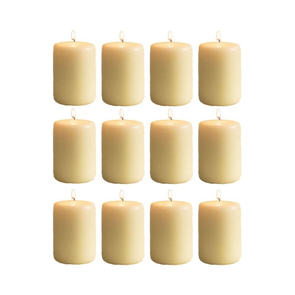 Kit 12 Velas 8x10cm Jantar Restaurante Festa Casamento