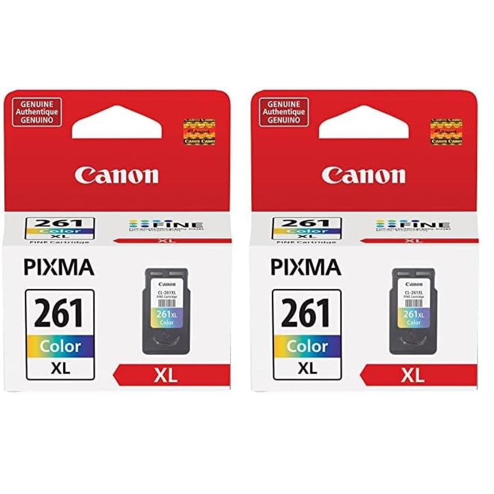 Tinta de impressora Canon CL-261XL Amr Extra Large (pacote com 2)