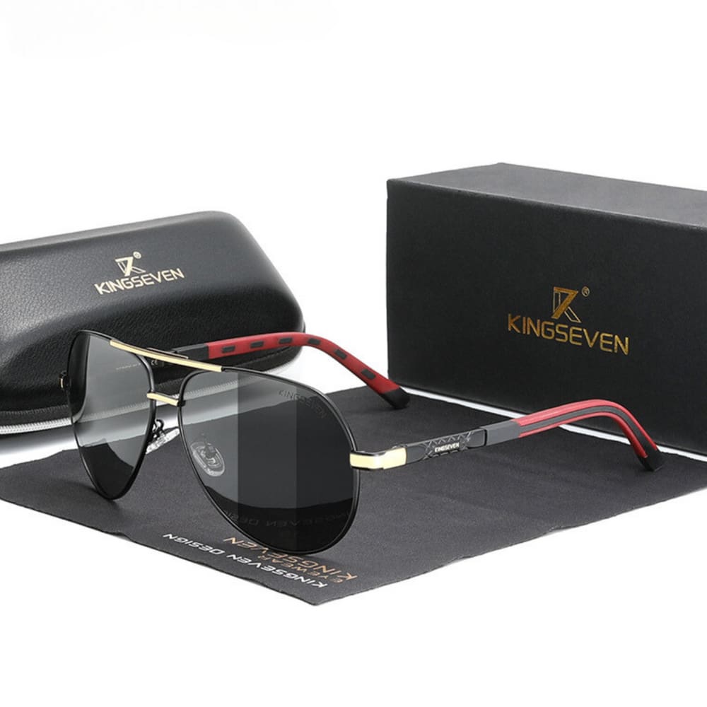 Óculos Fotocromático Kingseven Polarizado Escurece No Sol Uv