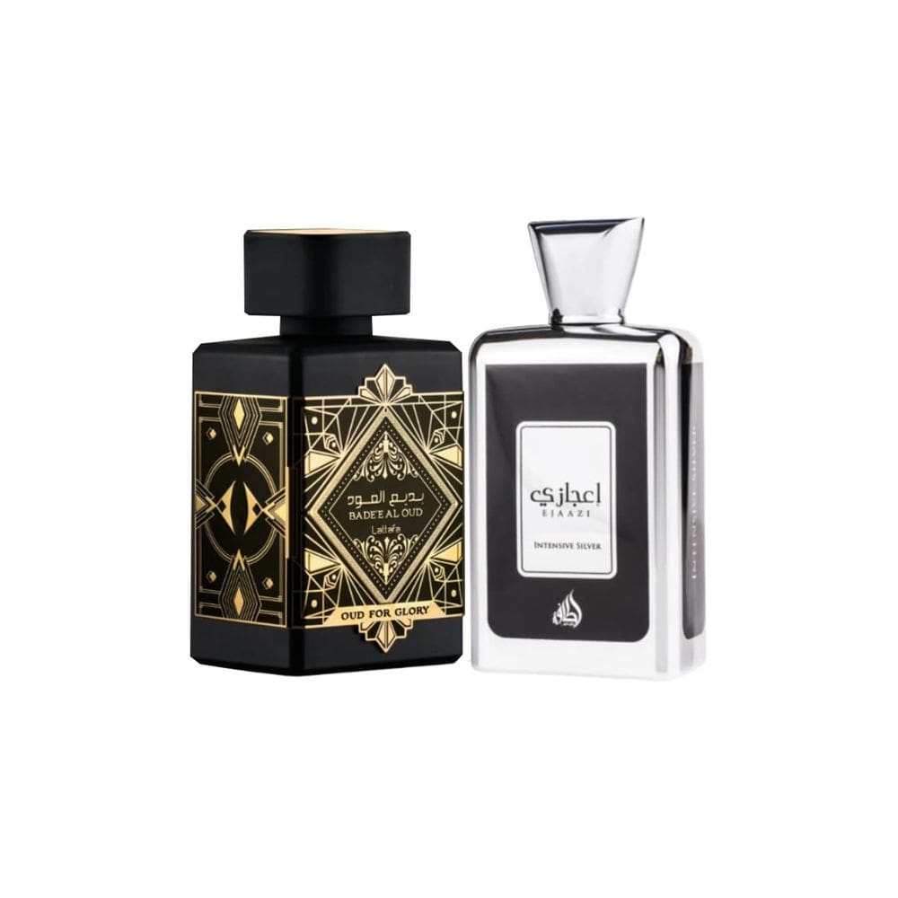 Conjunto de presentes de perfume Lattafa Bade`e Al Oud Oud For Glory + Ejaazi