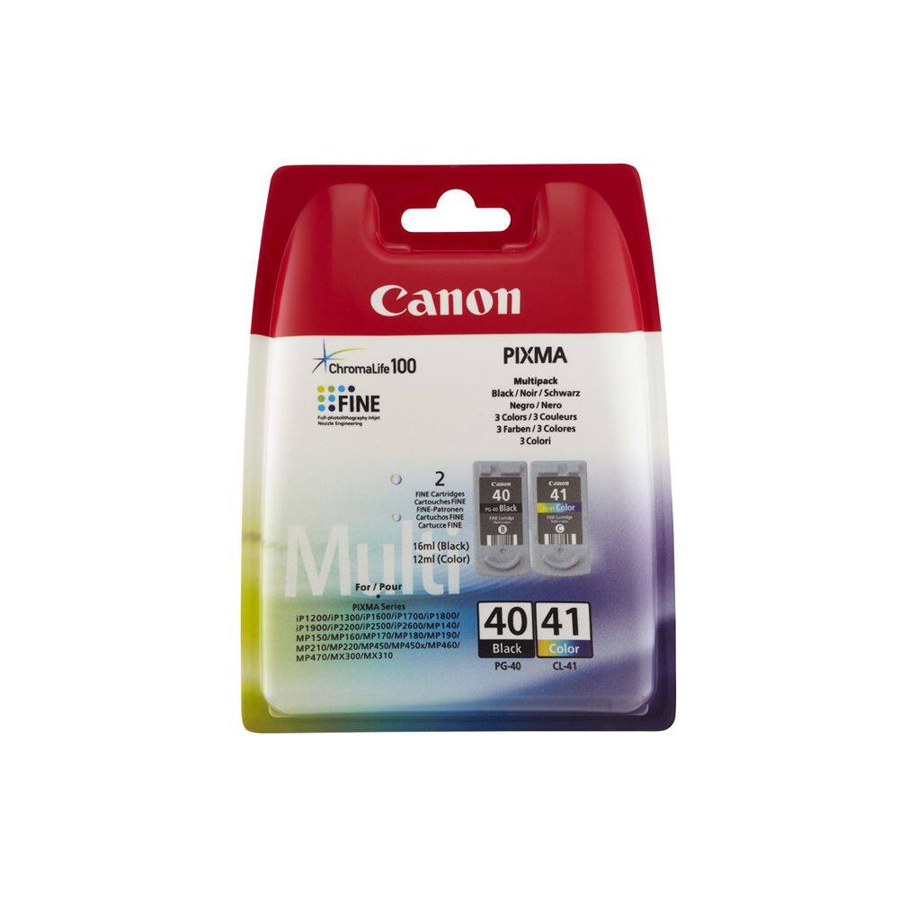 Conjunto de cartuchos de tinta Canon PG-40 CL-41 para impressora