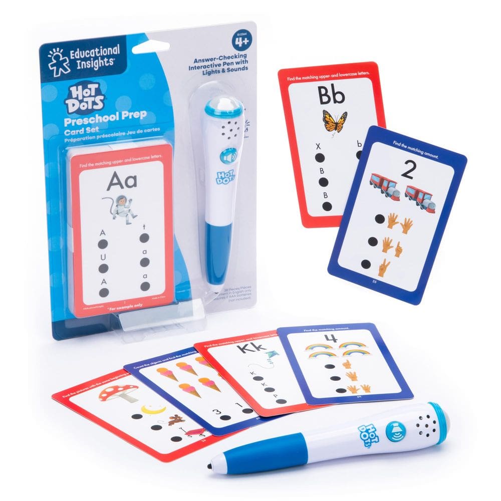 Conjunto de preparação para pré-escola Educational Insights Hot Dots