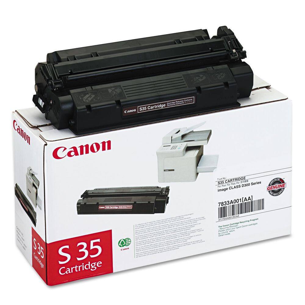 Cartucho de toner Canon ImageClass S35 preto, 1 pacote D320 D340