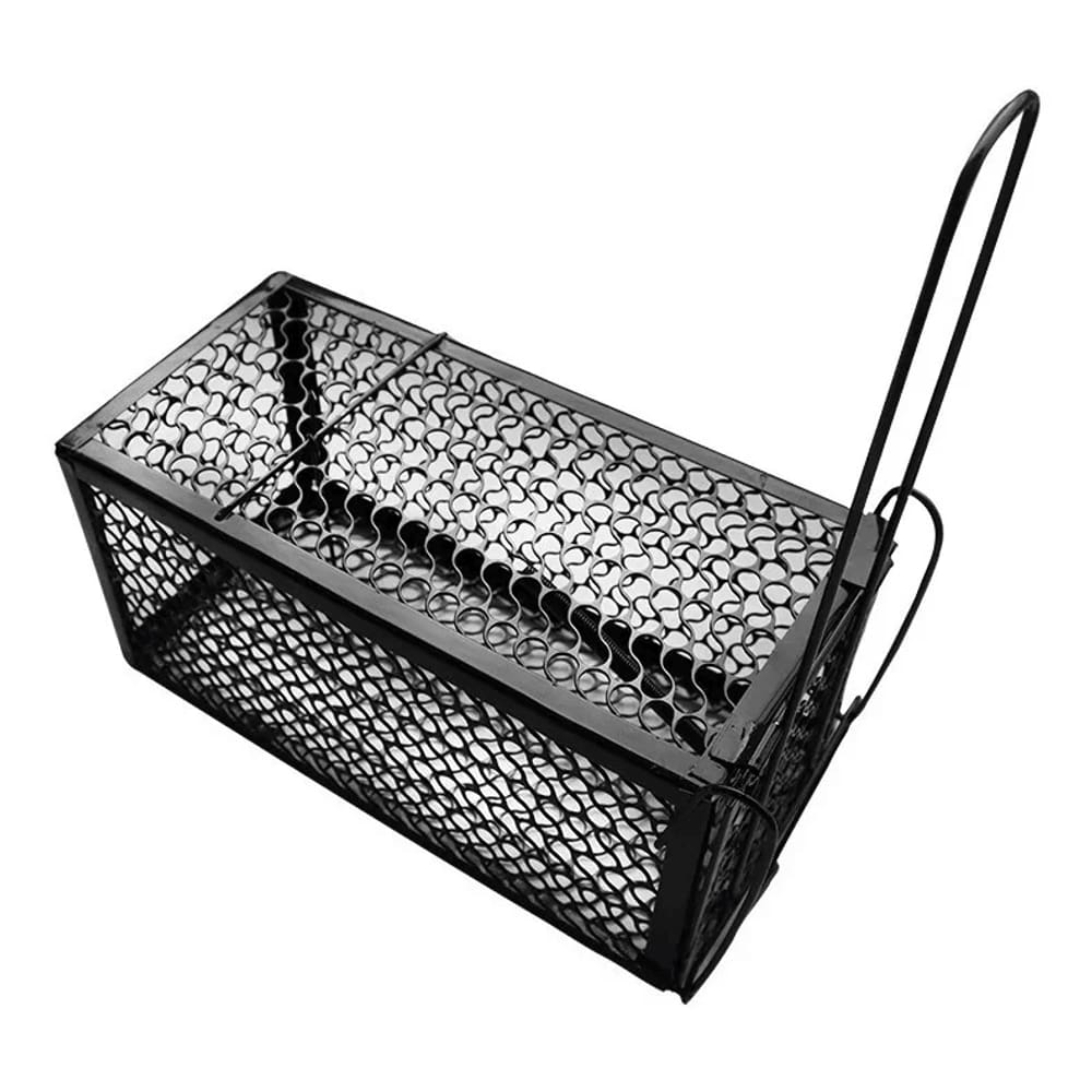 Ratoeira Tipo Gaiola 11,2 x 11,2 x 23cm Preta BESTFER BFH0955