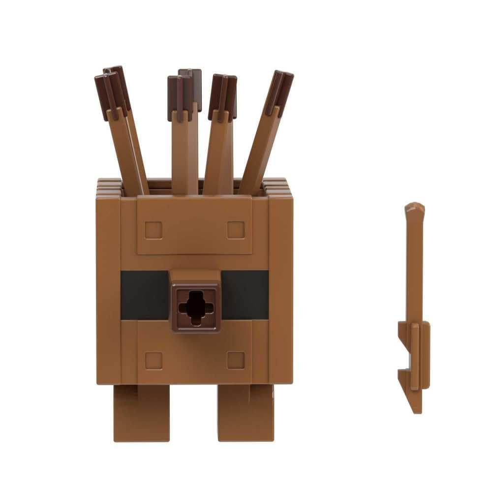 Boneco de ação Mattel Minecraft Legends Plank Golem 8cm