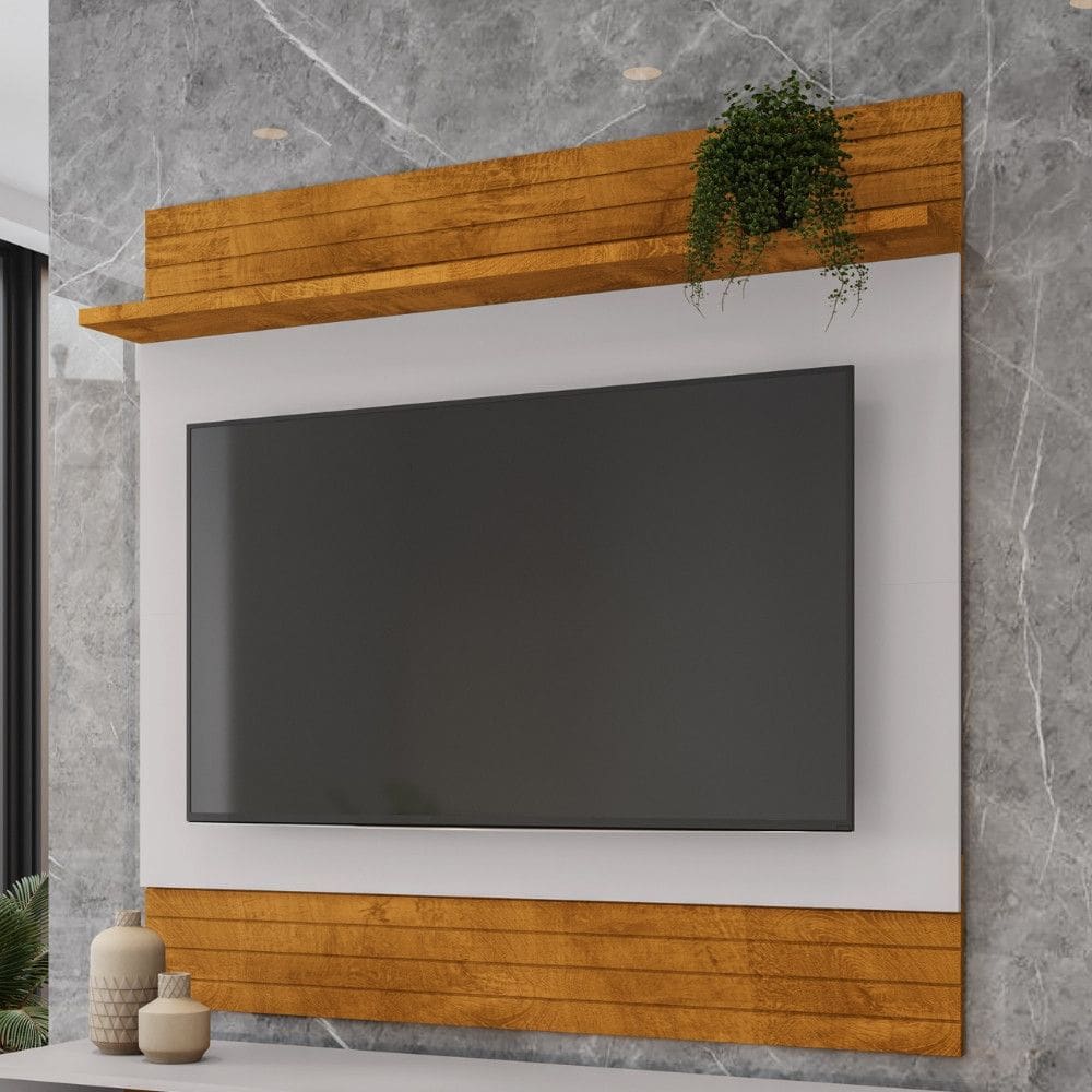 Painel Frisado para TV Até 55 Polegadas Guaruja Bechara